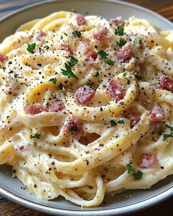 Spaghetti Jambon et Fromage